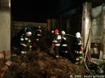 Pożar stodoły w Przybradzu