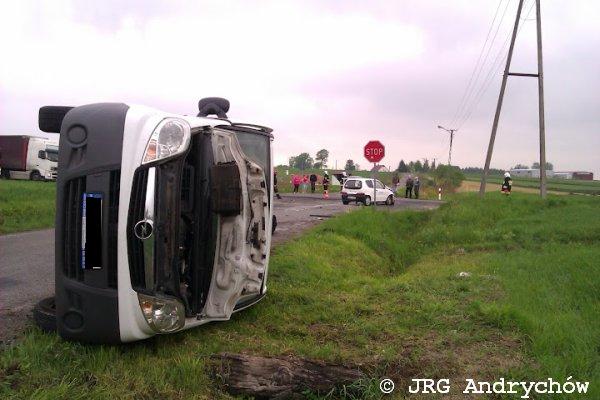 Wypadek drogowy w Gierałtowicach